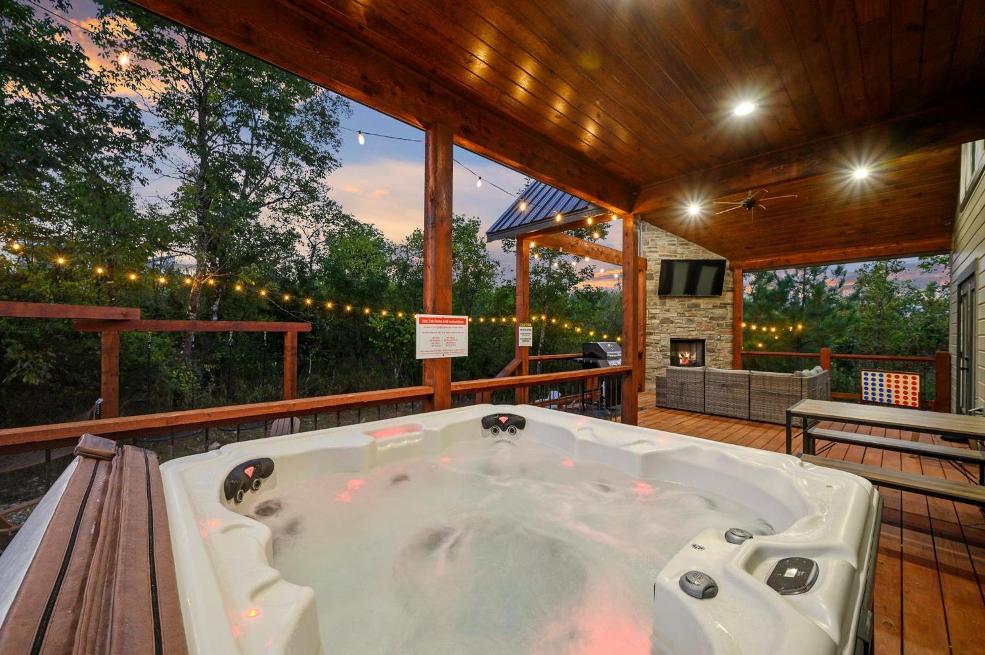 Under The Stars - Secluded, Hot Tub, Firepit, Games Villa Broken Bow Buitenkant foto