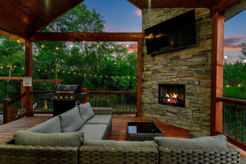 Under The Stars - Secluded, Hot Tub, Firepit, Games Villa Broken Bow Buitenkant foto